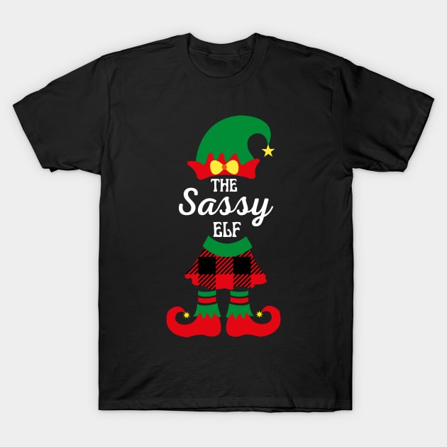 THE SASSY ELF T-Shirt by ZhacoyDesignz